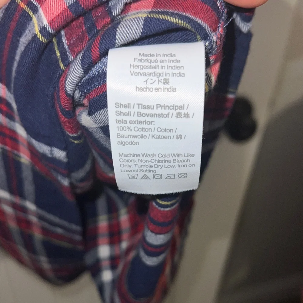 Crewcuts Classic Red and Blue Plaid Girls Dress - Size 10 - Picture 9 of 9